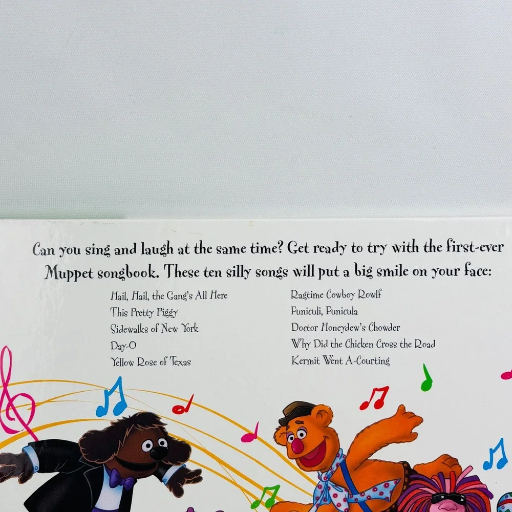 Vtg The Muppets A Very Silly Songbook Play-a-Song 1995 Music Jim Henson Kermit